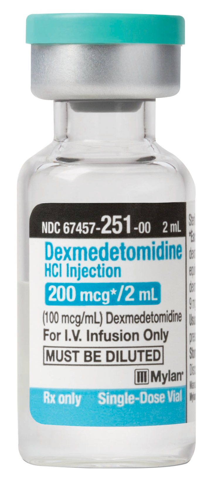 DEXMEDETOMIDINE HYDROCHLORIDE Injection (Precedex ) 200 mcg2 mL 100